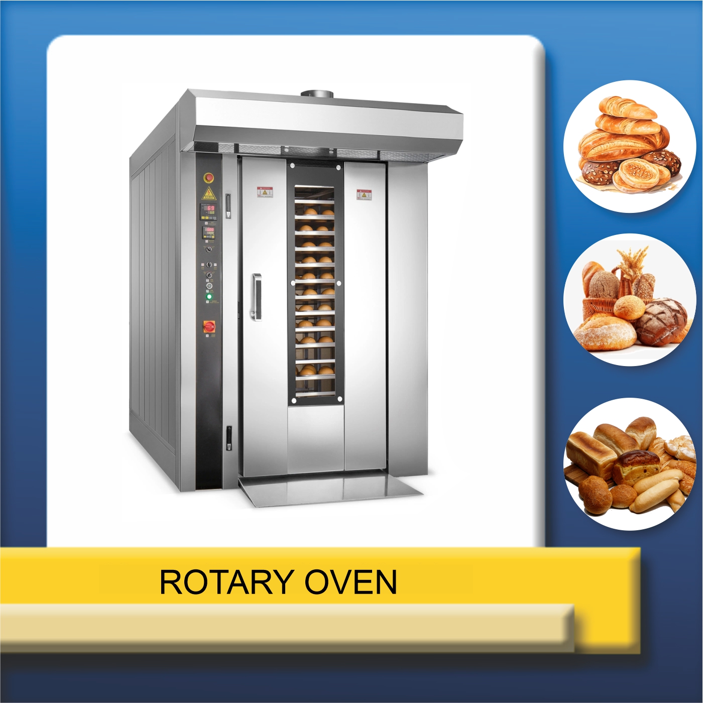vertical rotary oven